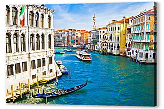 Постер (плакат) - Канал в Венеции
