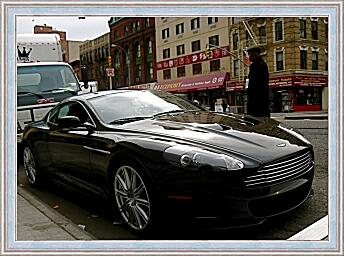 Картина - Черный Aston Martin