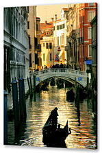 Постер (плакат) - Венеция гондольер
