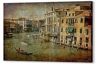 Постер (плакат) - Italy Venice in Grunge Style

