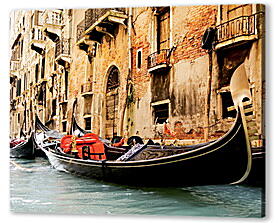 Italy Venice in Grunge Styl
