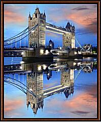 Картина - Тауэрский мост в Лондоне