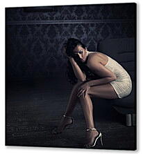Постер (плакат) - Девушка в комнате