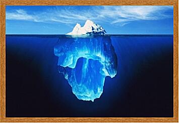 Картина - Айсберг под водой