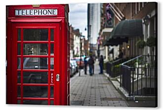Красная телефонная будка. Лондон