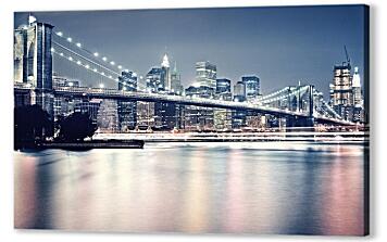 Бруклинский мост. Нью-Йорк. Америка
