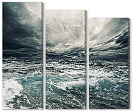 Модульная картина - Море перед штормом
