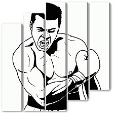 Модульная картина - Muhammad Ali
