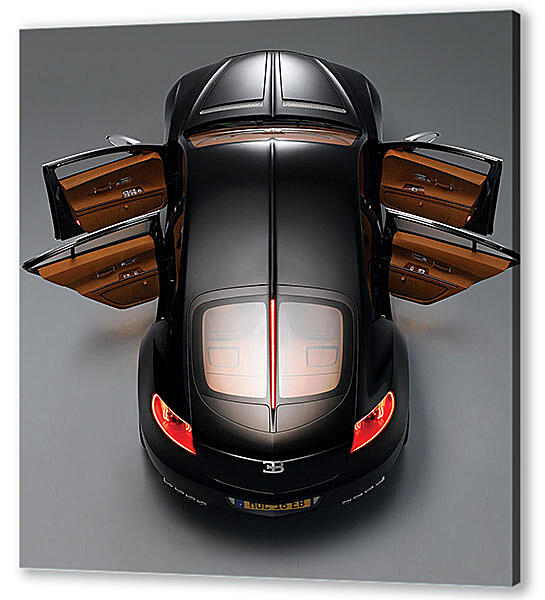 Постер (плакат) - Бугатти (Bugatti)-125