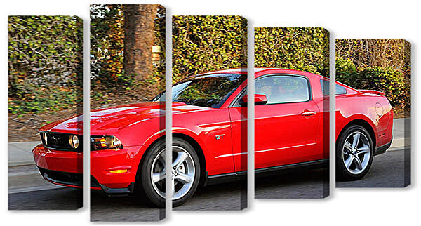 Модульная картина - Mustang-108