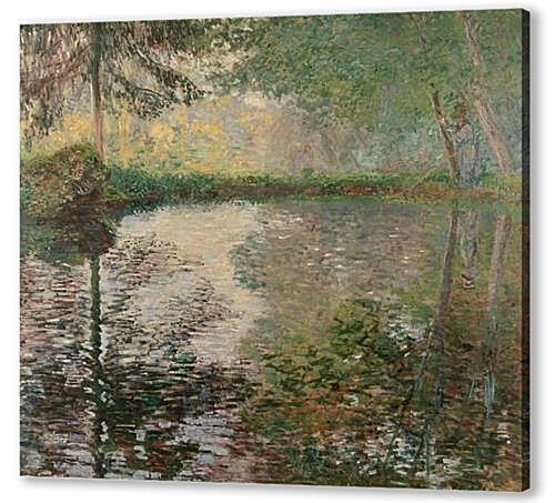 Картина маслом - Pond at Montgeron	
