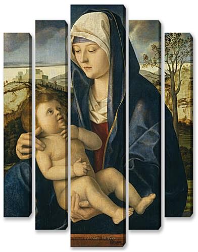 Модульная картина - The Virgin and Child
