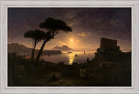 Картина - Неаполитанский залив в лунную ночь	
