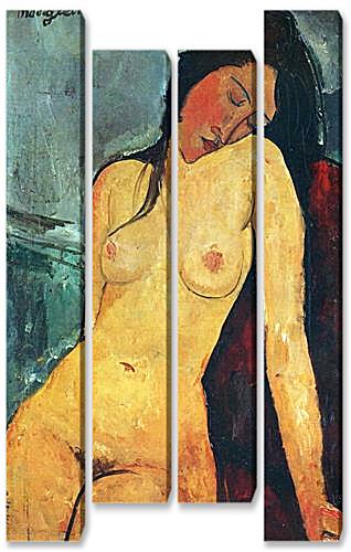 Модульная картина - Seated female nude	
