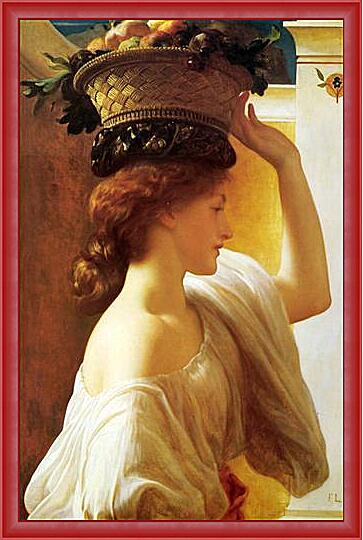 Картина - Eucharis A Girl with a Basket of Fruit
