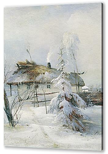 Картина маслом - Зима