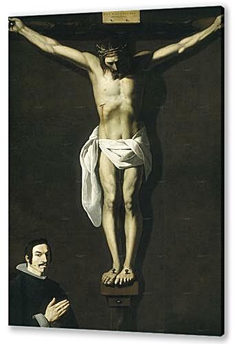 Картина маслом - Christ Crucified with the Sponsor
