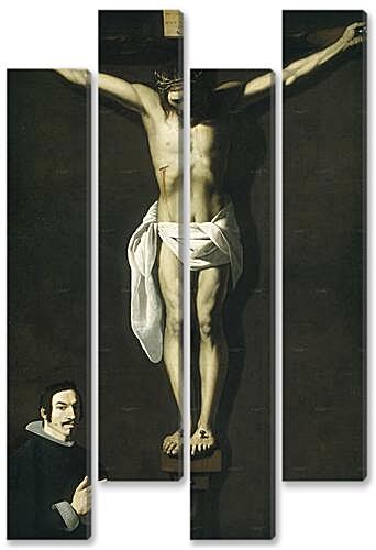 Модульная картина - Christ Crucified with the Sponsor
