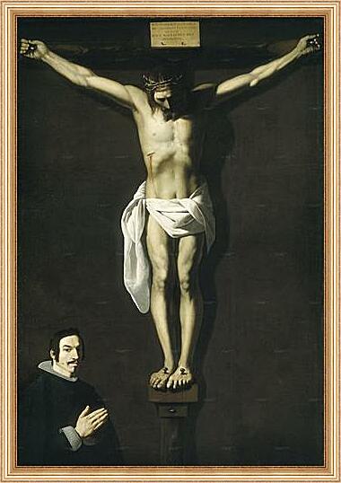 Картина - Christ Crucified with the Sponsor
