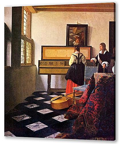 Постер (плакат) - Урок музыки (1662)
