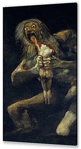 Картина маслом - Saturn devouring one of his sons
