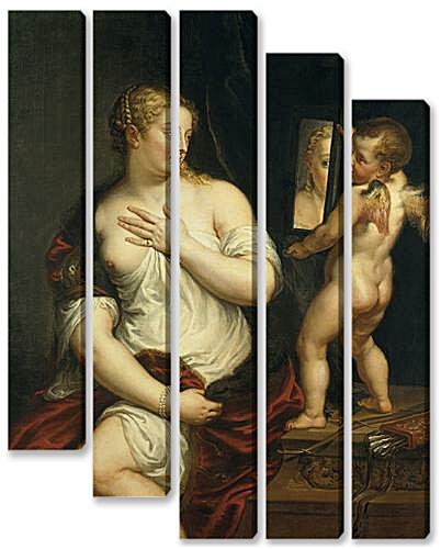 Модульная картина - Венера и Амур	

