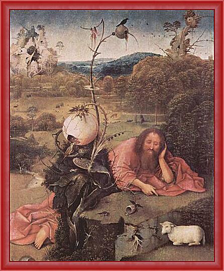 Картина - Св. Иоанн Креститель в пустыне