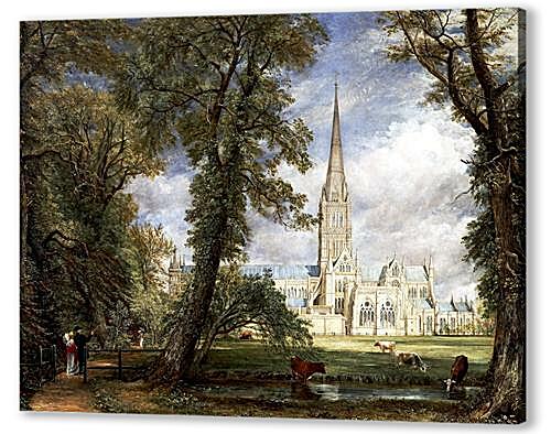 Картина маслом - Salisbury Cathedral
