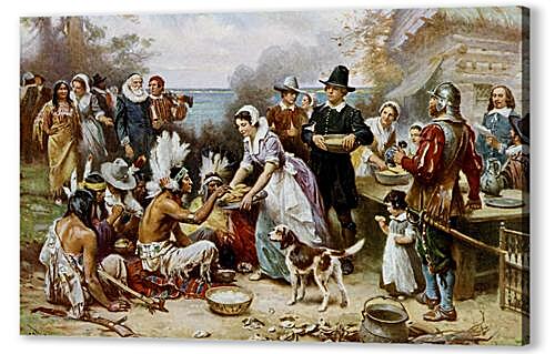 Картина маслом - The First Thanksgiving
