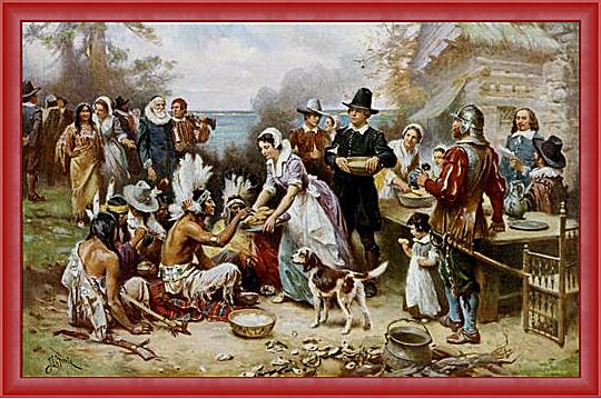 Картина - The First Thanksgiving
