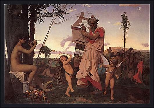 Картина - Anacreon, Bacchus and Cupid
