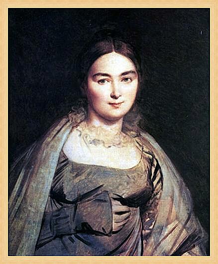 Картина - Madame Jean Auguste Dominique Ingres, nee Madeleine Chapelle
