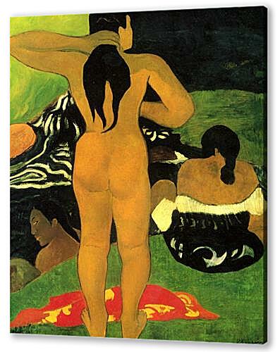 Постер (плакат) - Tahitiennes sur la plage	
