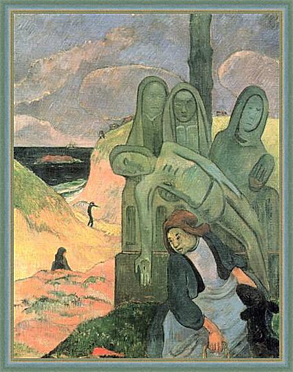 Картина - Le Christ vert ou Calvaire breton	

