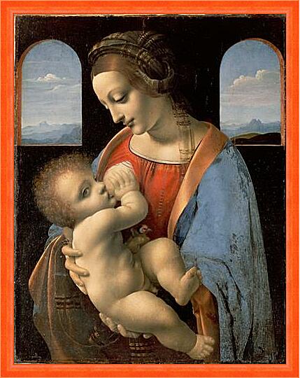 Картина - Мадонна с младенцем