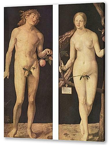 Картина маслом - Adam and Eve
