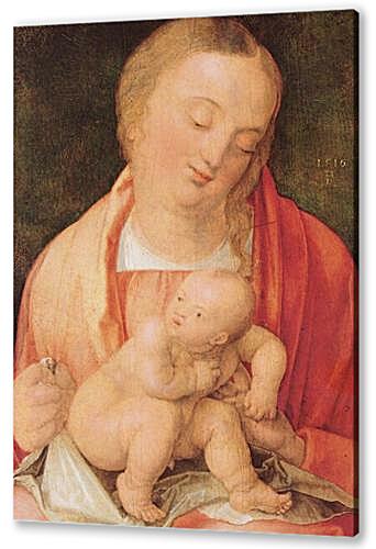 Постер (плакат) - Maria mit dem hockenden Kind
