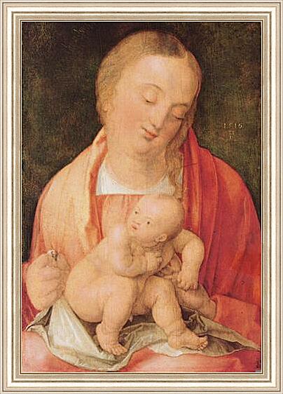 Картина - Maria mit dem hockenden Kind
