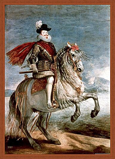Картина - Felipe III caballo	

