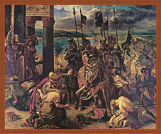 Картина - The Entry of the Crusaders into Constantinople
