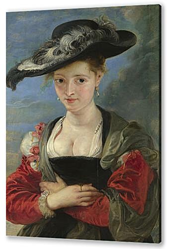 Постер (плакат) - Portrait of Susanna Lunden (Le Chapeau de Paille)	
