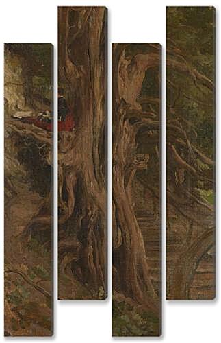 Модульная картина - Trees at Cliveden, Frederic
