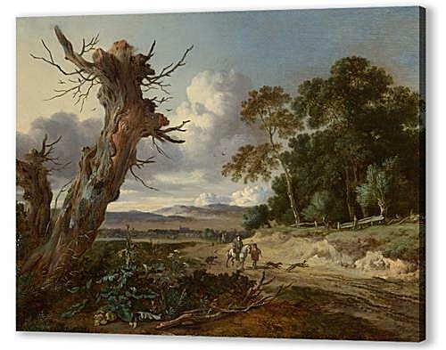 Постер (плакат) - A Landscape with Two Dead Trees
