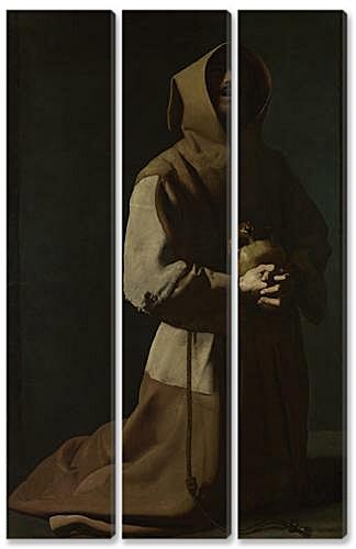 Модульная картина - Saint Francis in Meditation (1)
