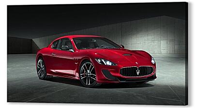 Постер (плакат) - Красный Мазерати (Maserati)