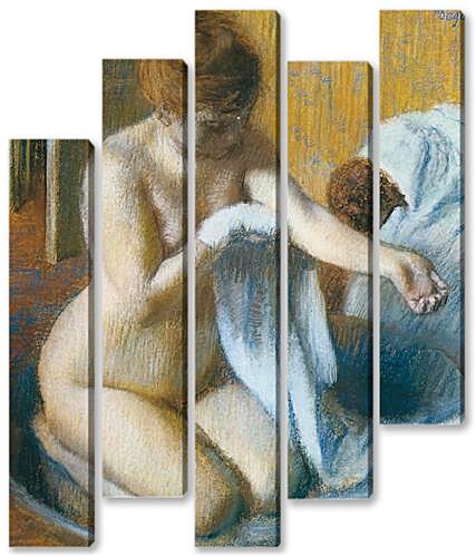 Модульная картина - Degas Edgar, Femme au tub Woman with the tub	
