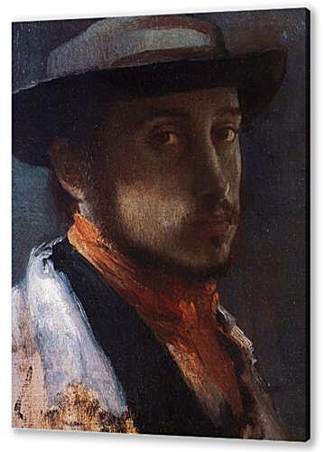 Картина маслом - Degas au chapeau moi	
