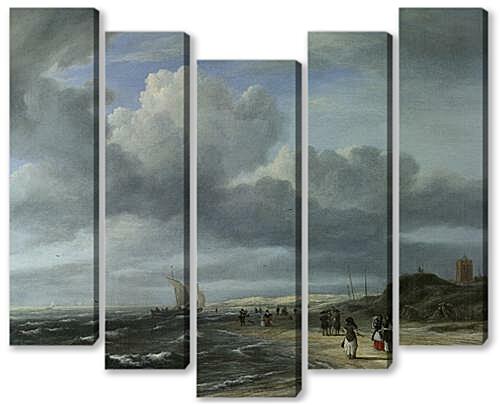 Модульная картина - The Shore at Egmond-aan-Zee
