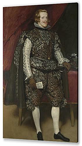 Постер (плакат) - Philip IV of Spain in Brown and Silver	
