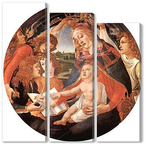 Модульная картина - Madonna with Christ Child and Angels	

